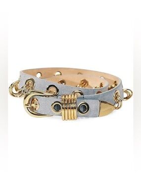 Dehanche Revenge Ring-embellished Suede Belt